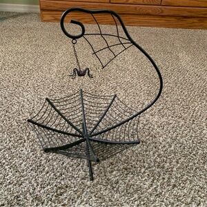 Black Spider Web Candy Basket